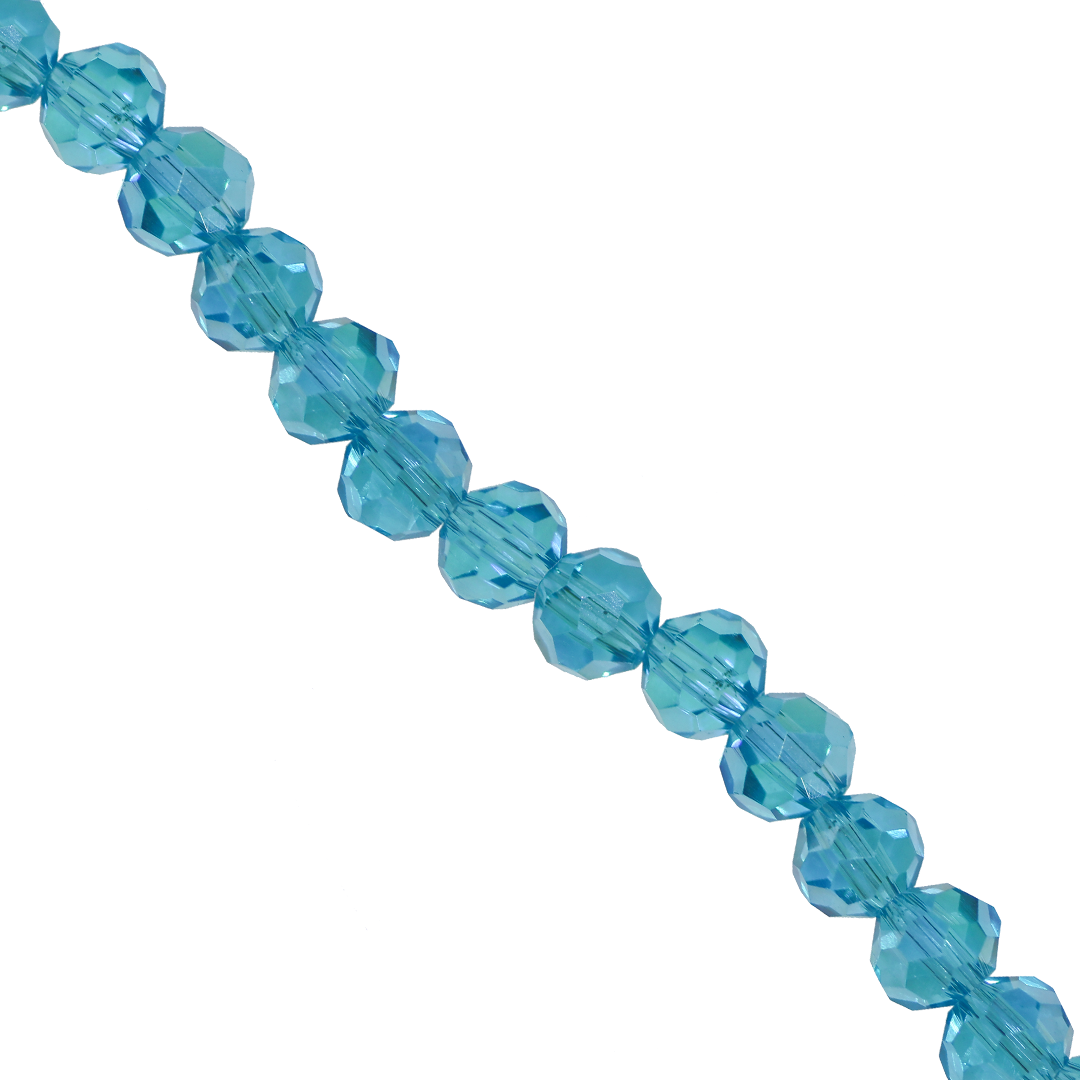 Glass Crystal Beads, Round, 4mm Approx 85 pcs per strand, Available in Multiple Colours