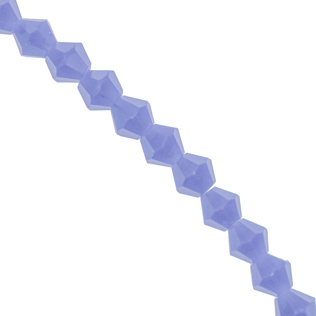 Glass Crystal, Bicone, 6mm, Approx 45 pcs per strand, Available in Multiple Colours