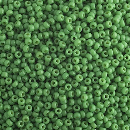 Japanese Seed Beads - Miyuki 11/0 - Spring Green Opauqe Duracoat