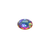 Cabachons, Glass Rhinestone, Oval, 25mm x 18mm, Sold Per pkg of 2, Available in Multiple Colours