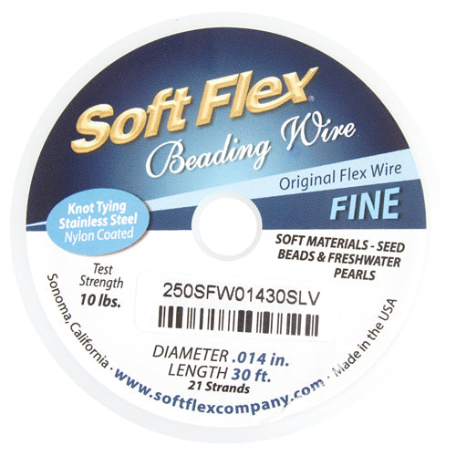 SoftFlex Beading Wire - Heavy/Medium/Fine - Stainless Steel
