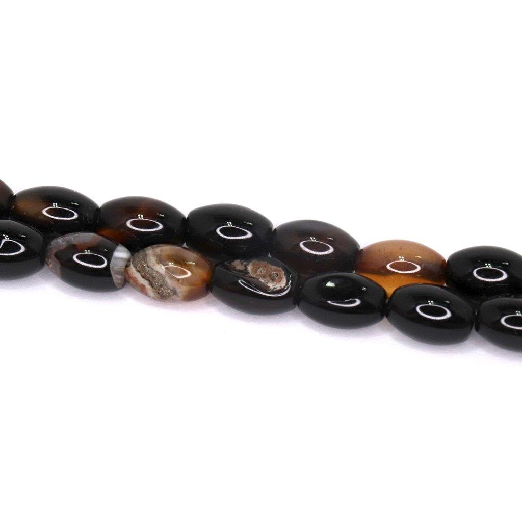 Agate, Semi-Precious Stone, 8mm x 12mm, 32 pcs per strand - Butterfly Beads
