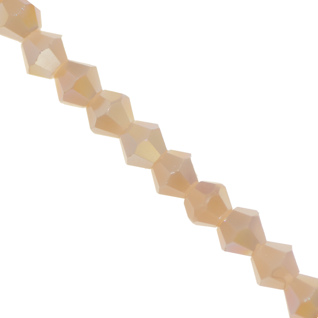 Glass Crystal Beads, Bicone, Faceted, 4mm, Approx 80 pcs per strand, Available in Multiple Colours