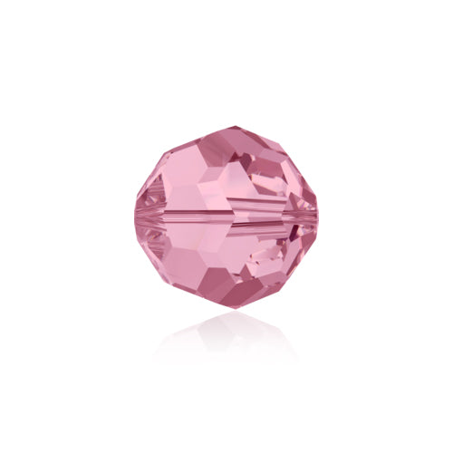 Swarovski Crystal Beads, Round (5000), 6mm, 25 pcs per bag, Available in 20 Colours