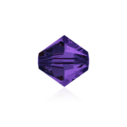 Swarovski Crystal Beads, Xilion Bicone (5328), 4mm, 25 pcs per bag, Available in 52 Colours