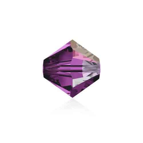 Swarovski Crystal Beads, Xilion Bicone AB (5328), 4mm, 25 pcs per bag, Available in 28 Colours