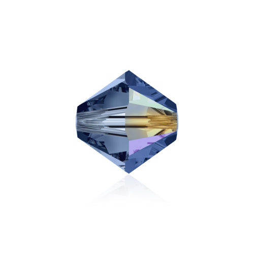 Swarovski Crystal Beads, Xilion Bicone AB (5328), 6mm, 15 pcs per bag, Available in 28 Colours