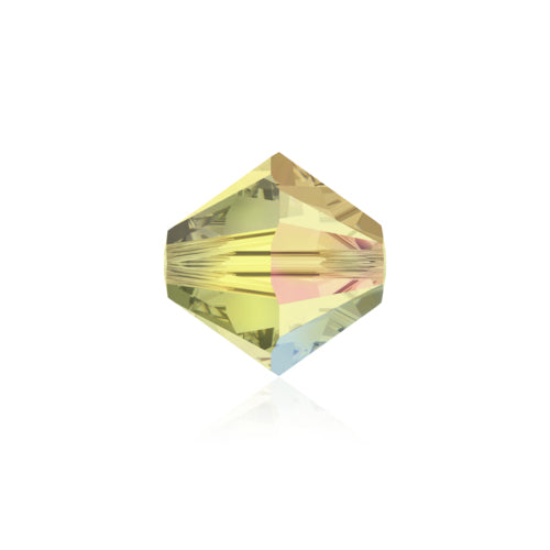 Swarovski Crystal Beads, Xilion Bicone AB (5328), 6mm, 15 pcs per bag, Available in 28 Colours