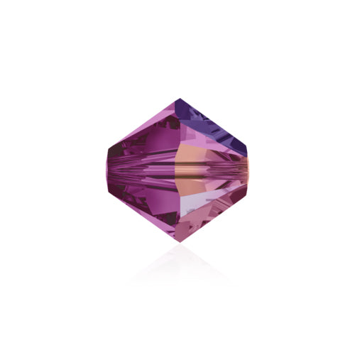 Swarovski Crystal Beads, Xilion Bicone AB (5328), 4mm, 25 pcs per bag, Available in 28 Colours