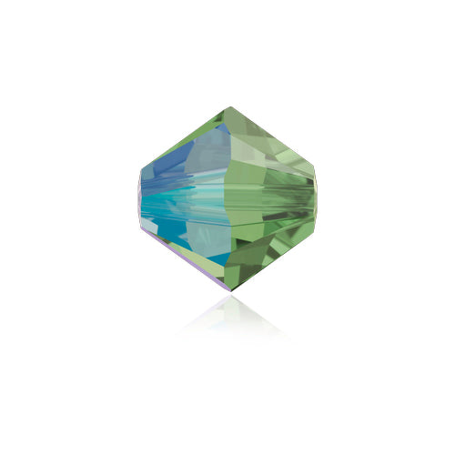 Swarovski Crystal Beads, Xilion Bicone AB (5328), 6mm, 15 pcs per bag, Available in 28 Colours