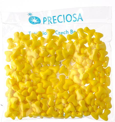 Preciosa Tee Beads - 2/8mm - 11g - Yellow - Butterfly Beads