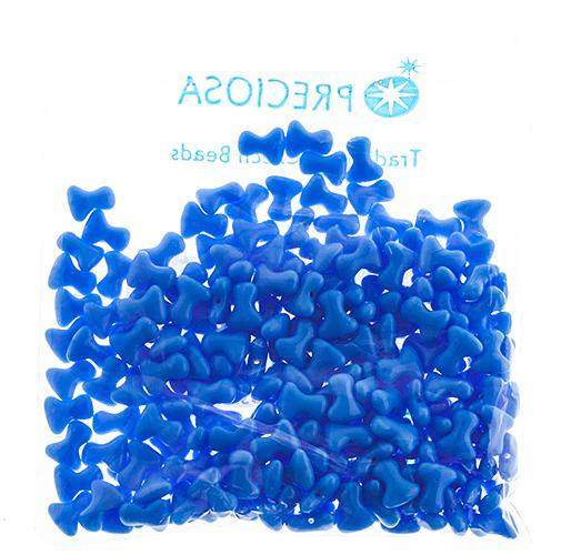 Preciosa Tee Beads - 2/8mm - 11g - Blue - Butterfly Beads