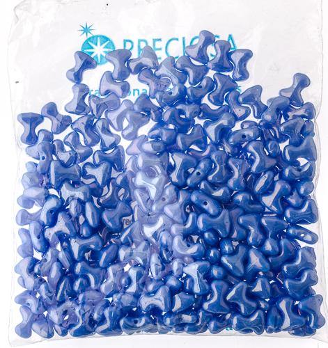 Preciosa Tee Beads - 2/8mm - 11g - Blue Iris - Butterfly Beads