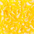 Czech Bead ZoliDuo, Right 2Hole, 5x8mm, Alabaster/ Pearl Yellow ,  40pcs