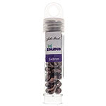 Czech Bead ZoliDuo, Left 2Hole, 5x8mm, Black/Copper Luster, 40pcs