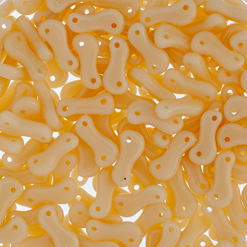 Czech Glass Bead Link, Ivory, 3mm X 10mm, Sold per Pkg 100pcs