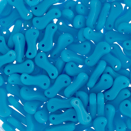 Czech Glass Bead Link, Blue Turquoise, 3mm X 10mm, Sold per Pkg 100pcs
