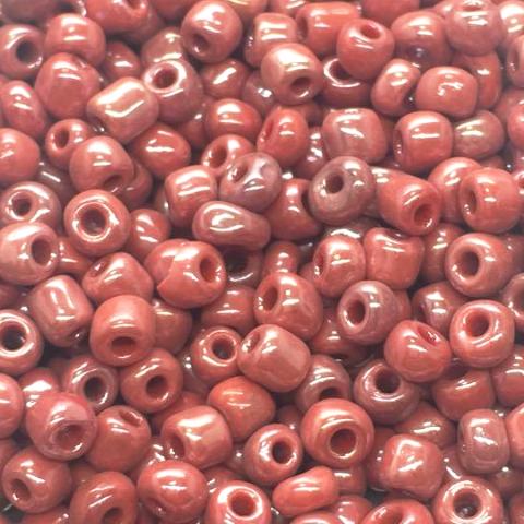 Seed Bead Bulk Bags - 6/0 - Light Wine Luster - 220g/2500pcs