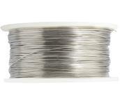 Artistic Wire - 15 yards - Silver Plated, Tarnish Resistant Silver, 28 gauge - Butterfly Beads