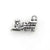 Charms, Train , Silver, Alloy, 11mm X 16mm, Sold Per pkg of 3