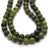 Natural Dark Green Jade, Semi-Precious Stone, 6mm, 62 pcs per strand