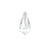 Swarovski Pendants, Drop (6000), 13mm x 6mm, 2 pcs per bag