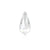 Swarovski Pendants, Drop (6000), 11mm x 5.5mm, 2 pcs per bag