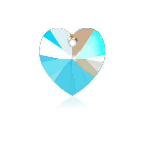 Swarovski Pendants, Heart (6228), 14.4mm x 14mm, 3 pcs per bag, Available in 27 Colours