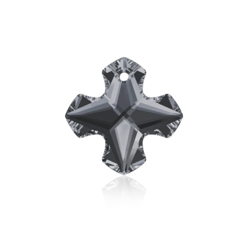 Swarovski Pendants, Greek Cross (6867), 14mm, 4 pcs per bag, Available in 2 Colours