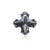 Swarovski Pendants, Greek Cross (6867), 14mm, 4 pcs per bag, Available in 2 Colours