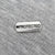 Charms, Protected Tag, Silver, Alloy, 21mm x 8mm, Sold Per pkg 3