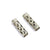 Spacers, Hollow Tube, Alloy, Silver, 12mm X 4mm, Sold Per pkg of 15