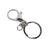 Lobster Clasp Key Ring, Silver Alloy, 35mm  x 21mm (Clasp) x 30mm (Ring), Sold Per pkg of 2