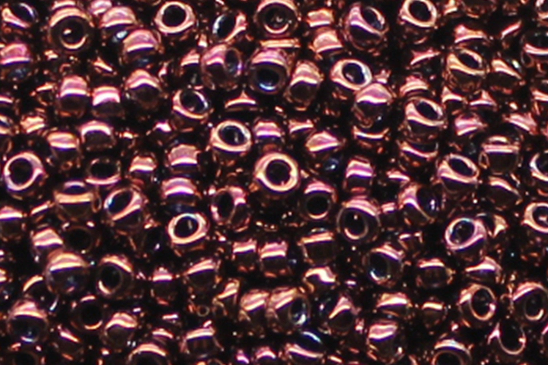 Japanese Seed Beads-Miyuki 15/0-Raspberry Opaque Metallic