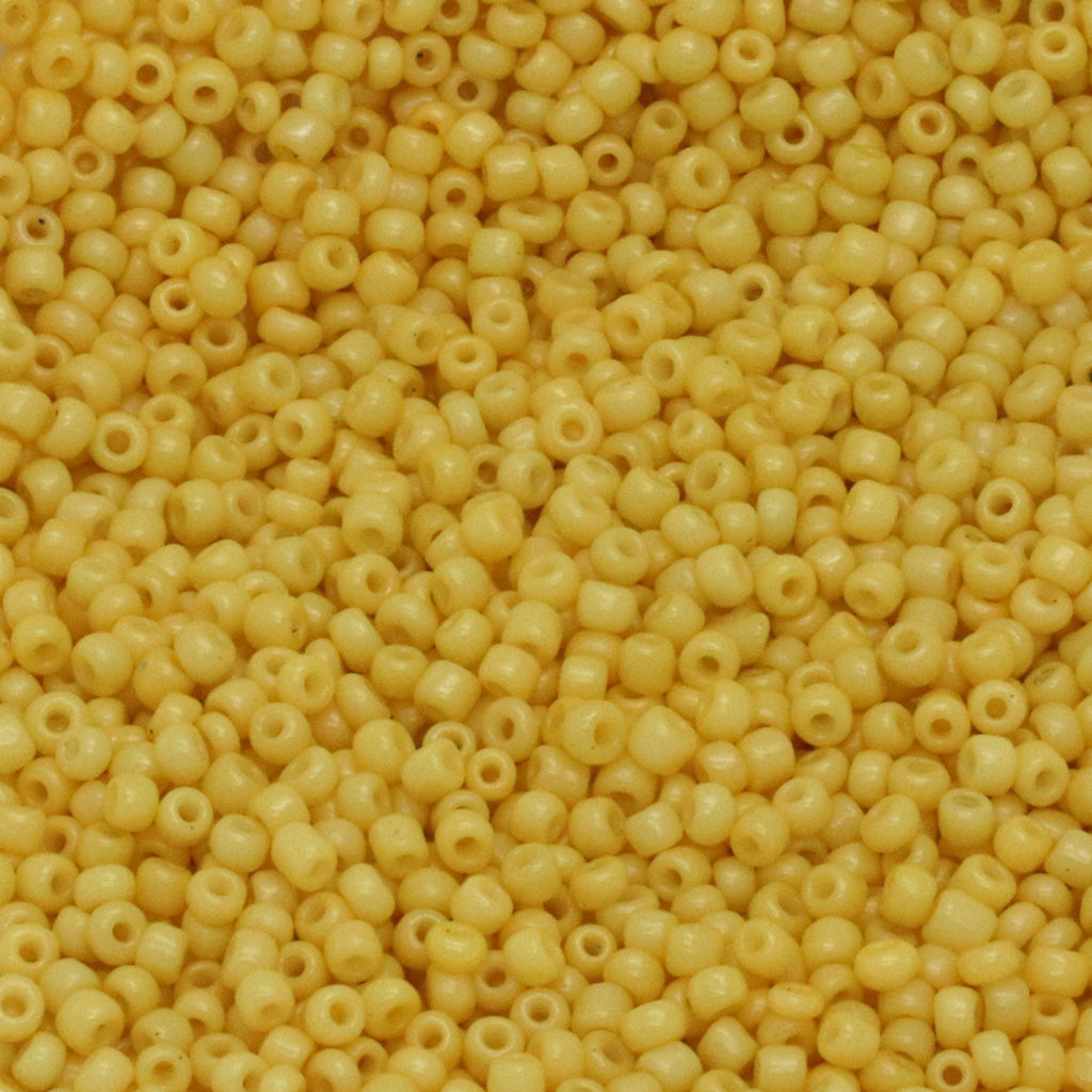 Seed Bead Bulk Bags - 8/0 - Lemon Chiffon - 449g/13,000pcs