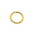 Jump Rings, Gold, Alloy, Round, 12mm, 16 Gauge, Sold Per pkg of 30+