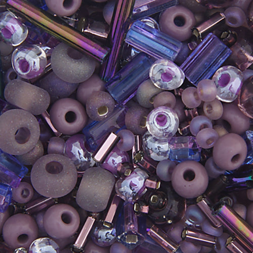 Czech Seed Beads - Czech 10/0 Assorted - Purple