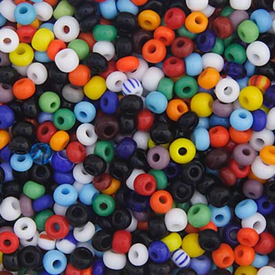 Czech Seed Beads-Czech 8/0-Opaque Assorted (89)