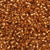 Czech Seed Beads, 22g vial 10/0, Topaz/Copper Line (30)
