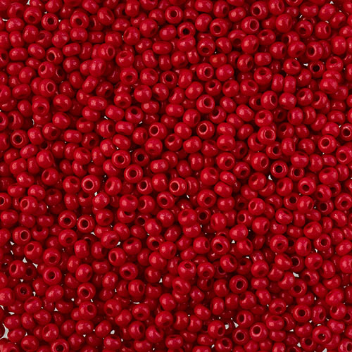 Czech Seed Beads -8/0- Terra Intensive Red