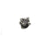 Charms, Lion Head, Silver, Alloy, 22mm X 20mm X 5mm, Sold per pkg of 5