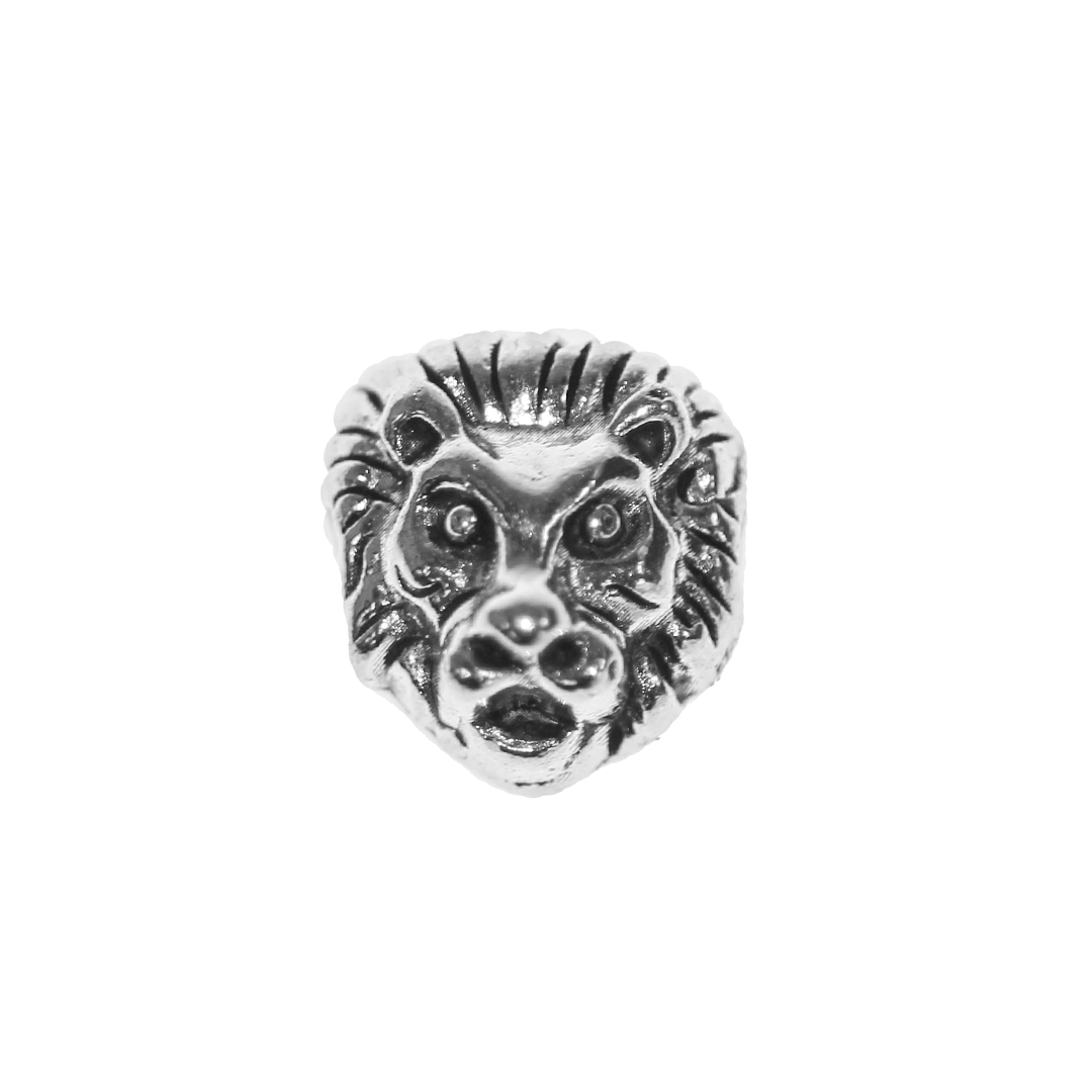 Spacers, Lion Head, Alloy, 12.5mm x 11mm, Sold Per pkg of 5, Available in Multiple Colours