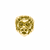 Spacers, Lion Head, Alloy, 12.5mm x 11mm, Sold Per pkg of 5, Available in Multiple Colours