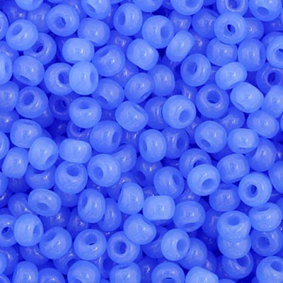 Czech Seed Beads - Czech 11/0 - Blue Oily Opaque (104)