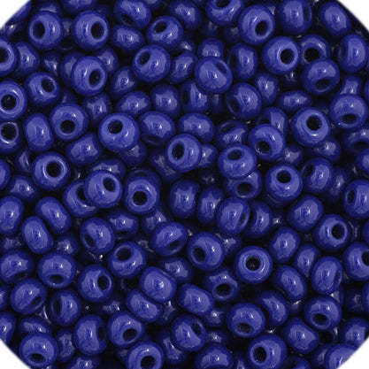 Czech Seed Beads - Czech 11/0 - Dark Royal Blue Opaque (109)