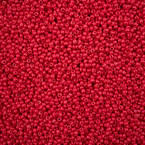 Czech Seed Beads - Czech 11/0 -  Terra Intensive Red