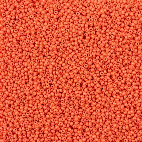 Czech Seed Beads - Czech 11/0 -  Terra Intensive Orange Matt