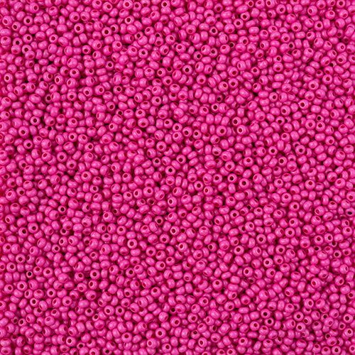 Czech Seed Beads - Czech 11/0 -  Terra Intensive Pink Matt