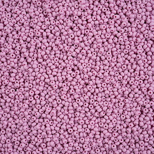 11/0 -Czech Seed Beads  PermaLux Dyed Chalk Violet Matt.