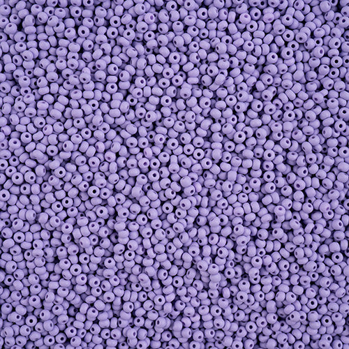 11/0 -Czech Seed Beads  PermaLux Dyed Lavendar Matt.